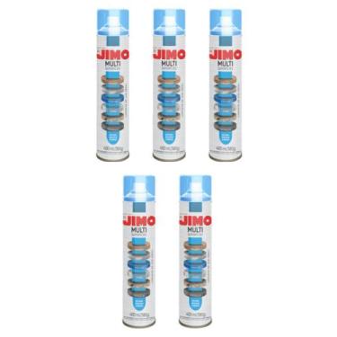Imagem de Kit 5 Jimo Multi Superficies 400ml Metal Plastico Eletronicos