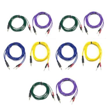 Imagem de Tens Fes Kit Com 10 Cabos Plug P2 Mono Para O Equipamento Tensmed da Carci - Compatível Carci