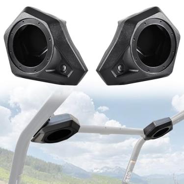 Imagem de SLORIMOD Suportes de caixa de som de teto frontal para Can-Am Trail Sport/Commander, caixas de alto-falante frontal para acessórios Can-Am Trail Sport/Commander, 2 peças