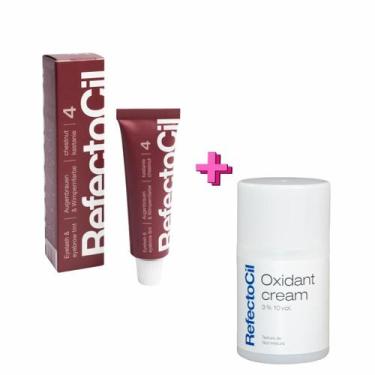 Imagem de Kit Refectocil 1 Tinta + 1 Oxidante Creme N 4 Acaju