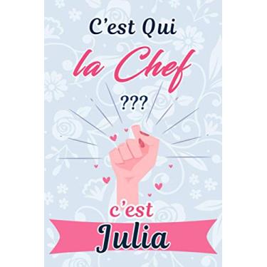 Imagem de C'est Qui La Chef ??? C'est Julia : Carnet Pointillé/Agenda: Cahier Bujo/Dotted Journal/idée cadeau