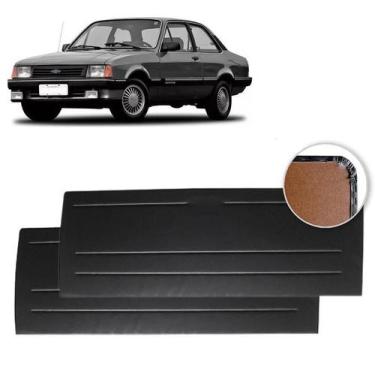Imagem de Forro De Porta Dianteira Chevette 87-93 Vinil Preto - Rona Revestiment