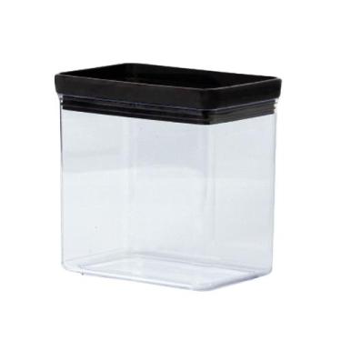 Imagem de Pote Hermético Acrílico Retangular Lumini Empilhável 1300ml - Paramoun