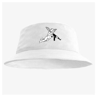 Imagem de Boné Chapéu Bucket Hat Estampado Anjo - MP Moda Masculina, Único, Bran