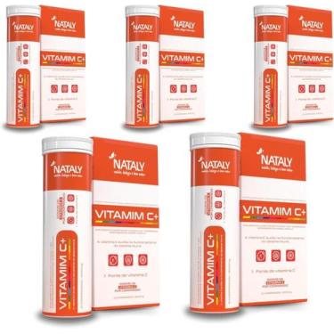 Imagem de 5x Vitamim C+ Vitamina C 10 Comprimidos Efervercentes Nataly - Nataly 