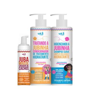 Imagem de Kit Widi Care Jubinha Shampoo Condicionador + Mousse Juba