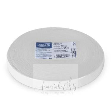 Imagem de Elástico Jaragua Zanotti C/25 Metros - Escolha a largura, Branco, 19mm