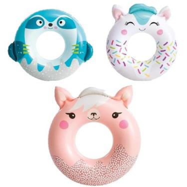 Imagem de Boia Redonda Infantil Inflável Bichinho Piscina Praia Verão - Summer V