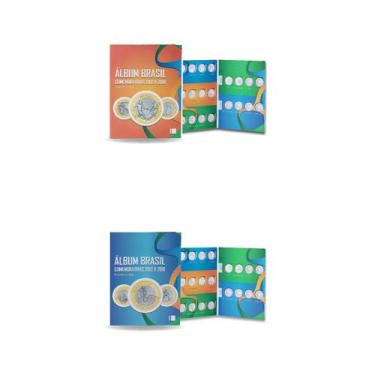 Imagem de 2 Álbuns de moedas 2012 a 2016 Jogos Olímpicos - Numismática Coan