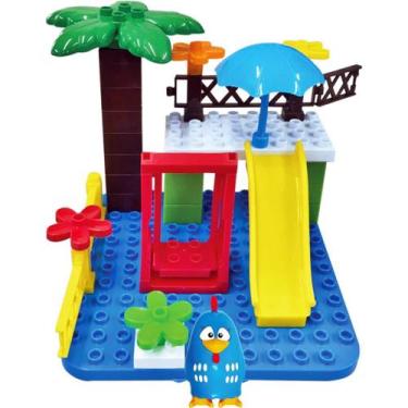 Imagem de Clube Da Galinha Pintadinha Blocos De Montar C/ Boneco - Monte Líbano