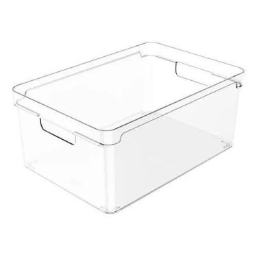 Imagem de Organizador Clear Armário Multiuso Cozinha Dispensa - OU, Transparente