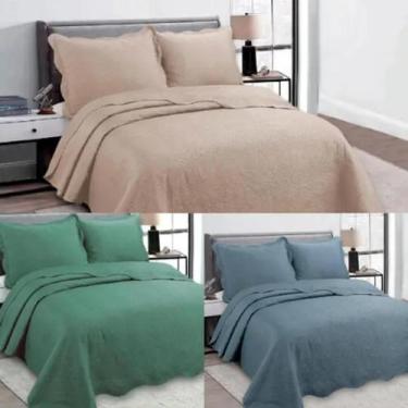 Imagem de Kit Colcha Cobre Leito Fiore Casal 3 Peças - Camesa, Sortidos