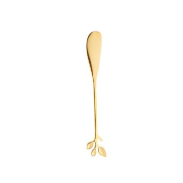 Imagem de Conjunto 4 espátulas aço inox leaves dourado - Wolff