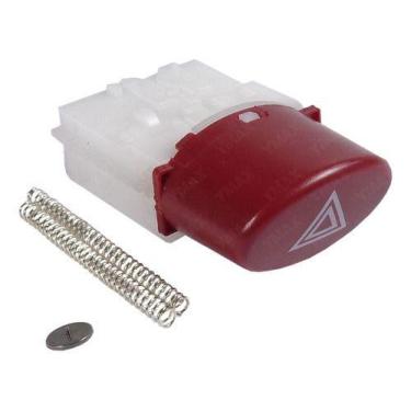 Imagem de Kit 10 Botão De Reparo Da Chave Seta Alerta Fiat Fiorino Uno - ymax-ki