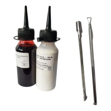 Imagem de Prod Maquiagem Artística com Látex + Sangue Falso+ Espátulas - Lynx pr