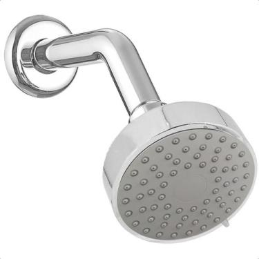 Imagem de Ducha Chuveiro Articulado para Aquecedor Solar Gás ou Agua Fria Banhei