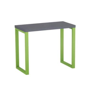 Imagem de Mesa Auxiliar Tubolar PE 40 Pandin 90 x 45 Cm Grafito e Verde