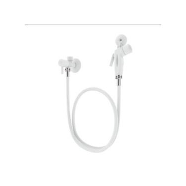 Imagem de Ducha higienica e registro com derivador 1/4 branco - BLUKIT
