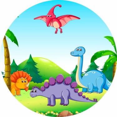 Imagem de Painel Festa Sublimado C/ Elástico 1,50m Dinossauro - Fadrix