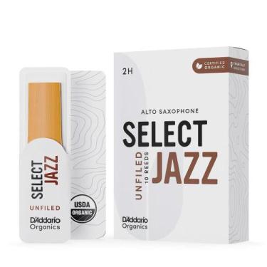Imagem de Palheta Sax Alto 2H (10 Peças) DAddario Organic Select Jazz - Dd woodw