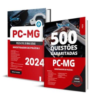 Imagem de KIT PC MG Investigador de Polícia I + 500 Questões - EDITORA SOLUÇÃO