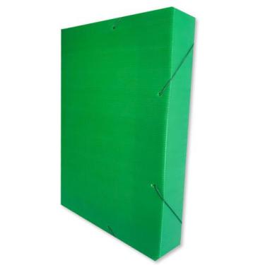 Imagem de Pasta Polionda Elástica 5,5cm Oficio A4 Organizadora Papel Arquivo Doc