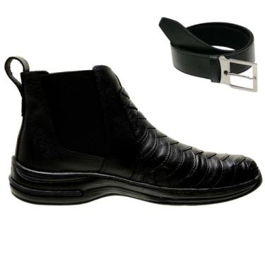 Imagem de Coturno Casual Masculino Super Esportiva Resistente Bota Robusta Confo