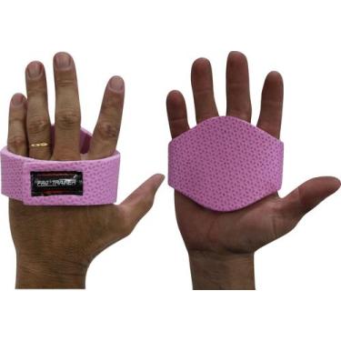 Imagem de Luva De Eva Rosa Pro Trainer Musculação Academia