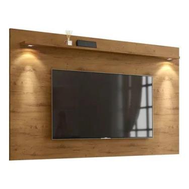 Imagem de Painel para tv aspen 2,20 largura madeira canela - Village Móveis