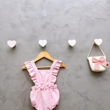 Imagem de 4 Ganchos de parede coração infantil decoração bebê 4Cabb15c - Hanger 