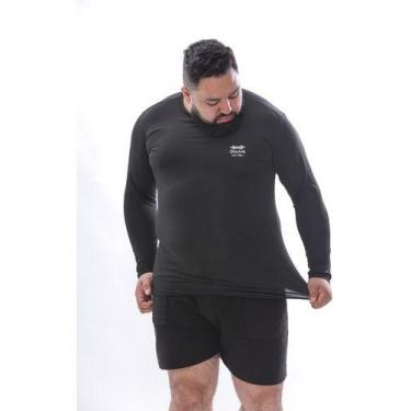 Imagem de Camisa Plus Size Segunda Pele Camiseta Rash Guard Masculina - Don moda
