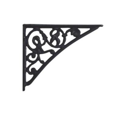 Imagem de Cantoneira Mão Francesa Nº01 Ferro Fundido Em Hera 22x30cm - Rig Fundi