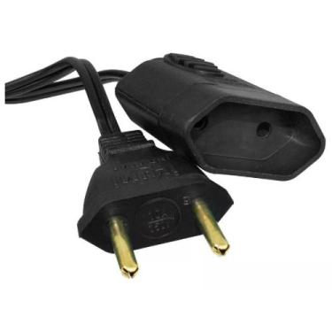 Imagem de Extensão Elétrica Paralelo 2p 10a 3 Metros Preto - Ilumi