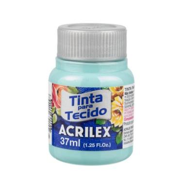 Imagem de Tinta Acrilex Para Tecido 37 Ml Fosca - Metallica Acessórios, Verde Be