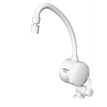 Imagem de Torneira Elétrica Bancada Lorenzetti Loren Easy Branca 4T, 220V
