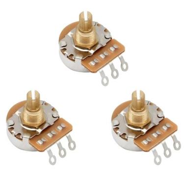 Imagem de Kit Potenciômetros Fleor Para Guitarra Stratocaster - 500K