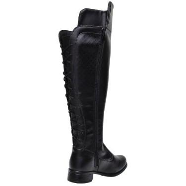 Imagem de Bota Over Feminina sem Salto Preto e Marrom - DONA BEJA, 37, Marrom