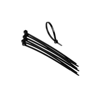 Imagem de Abraçadeira de Nylon Preto 100 peças 200x4,8mm Sparta - 4556355 - Spar