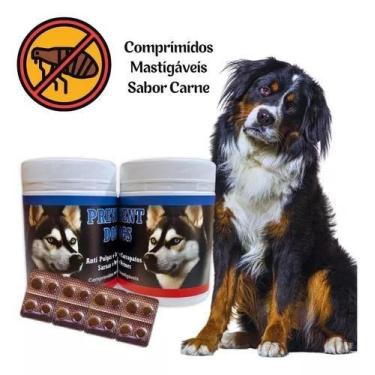 Imagem de Prevents Dog - 16 Comprimidos Mastigáveis Sabor Carne - Antipulgas, Ca