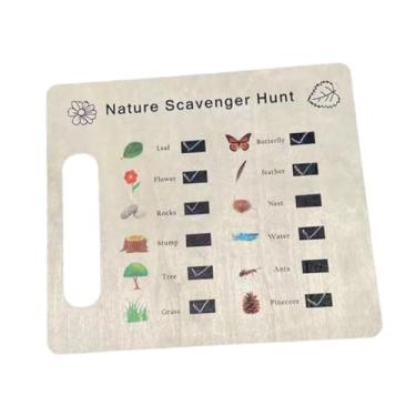 Imagem de menolana Diário de caça ao, jogo de caça ao da, encontre atividades na, brinquedo interativo de madeira Montessori para