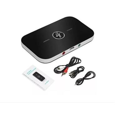 Imagem de Adaptador Receptor Transmissor Áudio Bluetooth Carro Celular