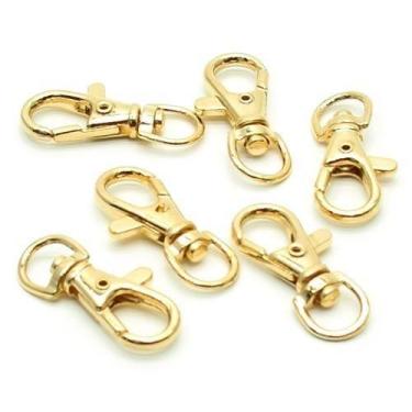 Imagem de Mosquetão Lagosta 3,8 x 1,4cm - 6 Unidades - Círculo, 20 dourado