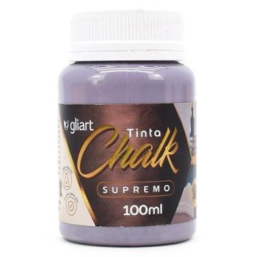 Imagem de Tinta Chalk Supremo Gliart 100ml, CINZA CROMO