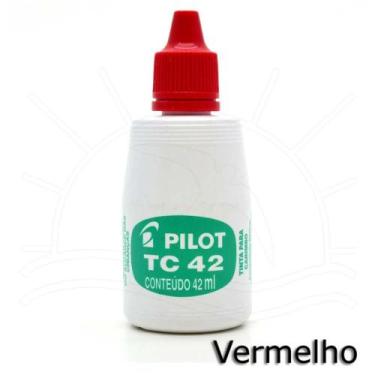 Imagem de Tinta para Carimbo Pilot TC 42, VERMELHO