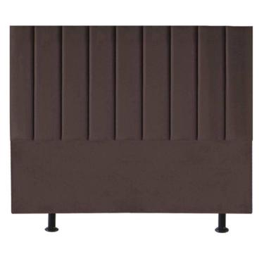 Imagem de Cabeceira Estofada De Cama Casal Queen 160 Cm Mavie Corino Cor:marrom