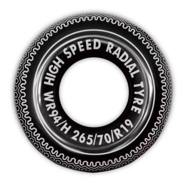 Imagem de Boia Inflável Redonda Pneu Brizi