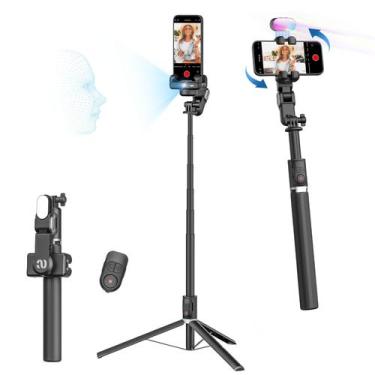 Imagem de Tripé de rastreamento facial automático AOCHUAN M2Pro para iPhone e An