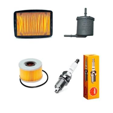 Imagem de Filtro Ar + Combustível E OLEO + VeLA Cb250 Twister NOVA - NGK