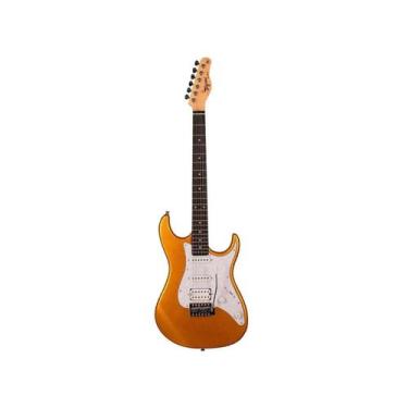Imagem de Guitarra Elétrica Tagima Tw Series Tg-520 De Tília Metallic Gold Yello