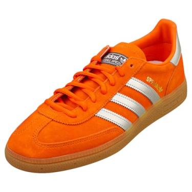 Imagem de Adidas Tênis masculino de handebol, Laranja/alumínio/chiclete, 40